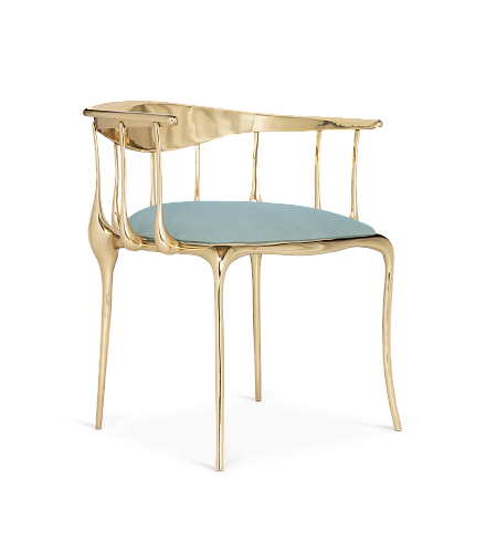 Light Blue luxe stoel