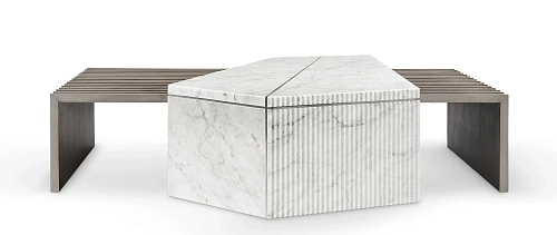 Monarch houten tuinsalontafel