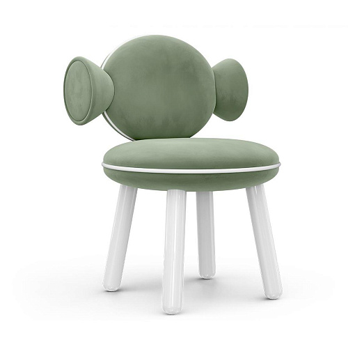 Lollipop groene poefstoel