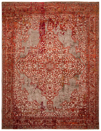 Tabriz fashion artwork 8 rood vloerkleed