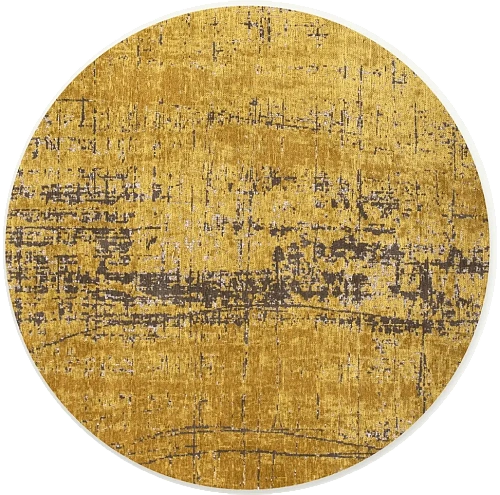 Liberty Gold rond vloerkleed
