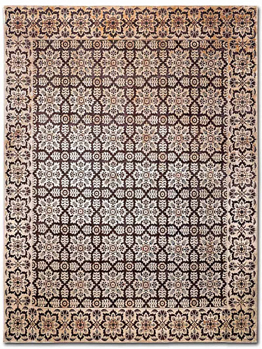 Tiles handgeweven vloerkleed