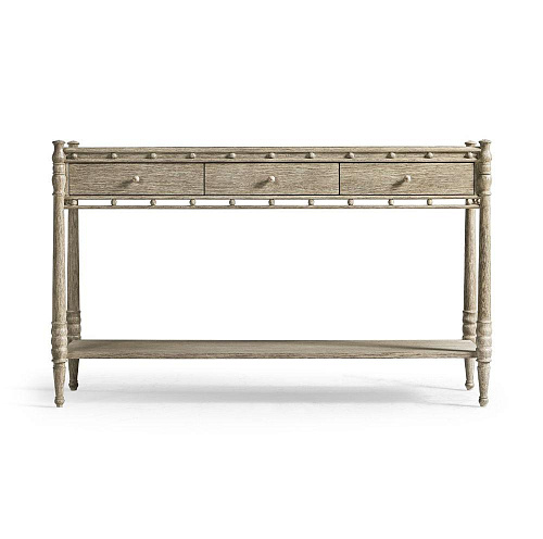 Morris Greyed Oak console