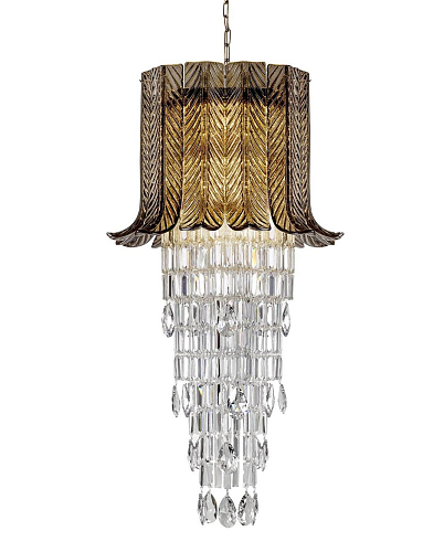 Murano Glas Blad Kroonluchter