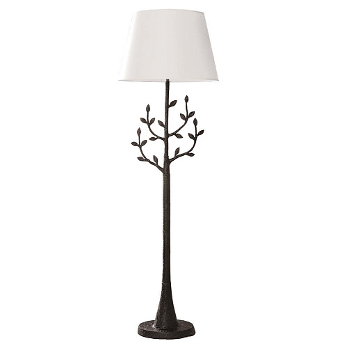 Millana vloerlamp in antiek brons afwerking