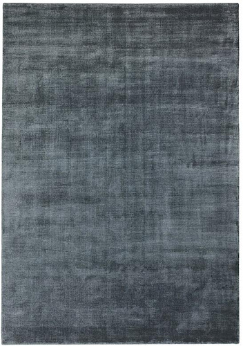 Effen viscose Powder Blue tapijt