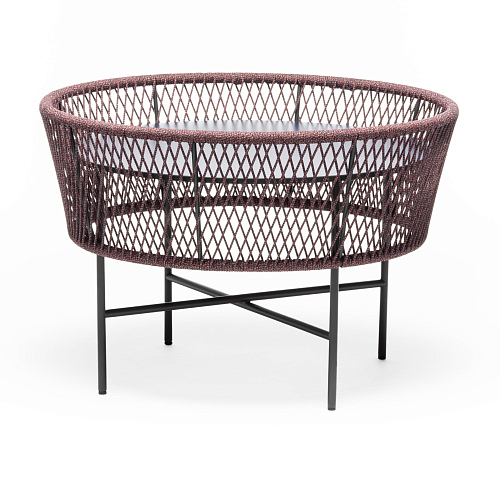 Tamburo ME Ronde Rood & Blauwe Buiten Salontafel