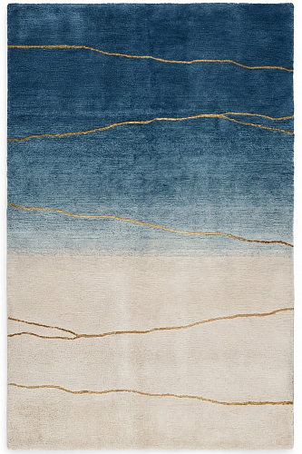 Horizon Gradient Blue design vloerkleed