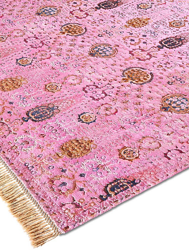 Isfahan Light Pink handgemaakte luxe tapijt