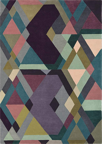 Mosaic light-purple vloerkleed