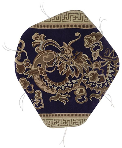 Geo art nepal designer handgeweven vloerkleed