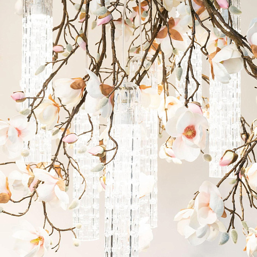 Magnolia witte kroonluchter