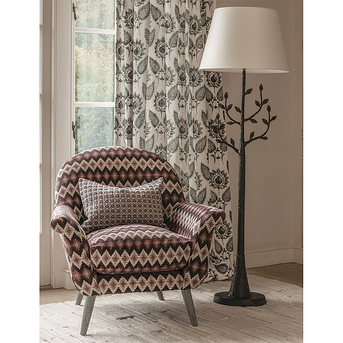 Millana vloerlamp in antiek brons afwerking