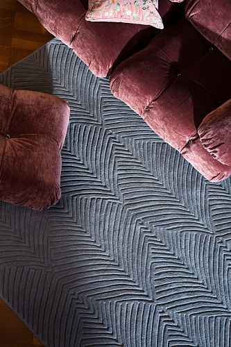 Folia cool grijs vloerkleed
