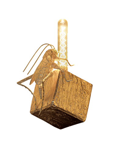Geode Filigree Cricket kleine wandlamp
