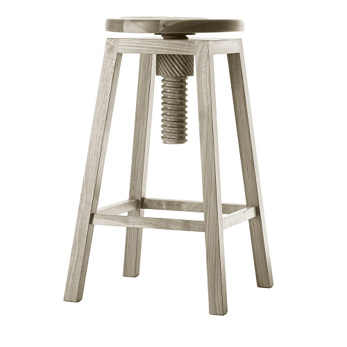 Invito hoge grijze kruk