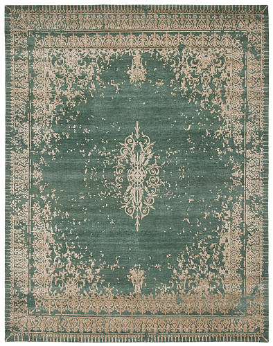 Ferrara special rocked groen tapijt