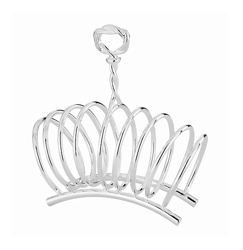 Verzilverde theezakjeshouder