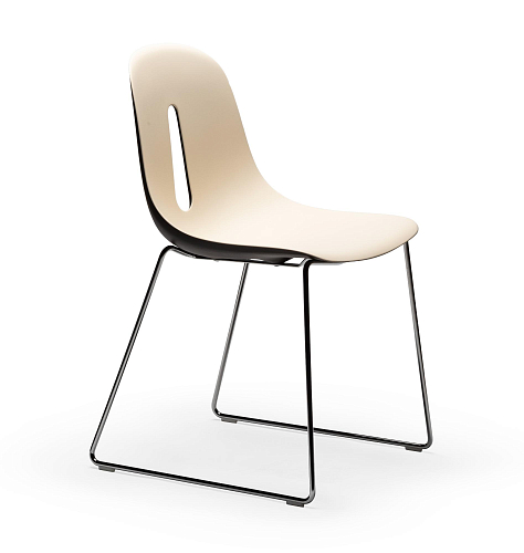 Gotham SL Beige & Zwarte Stoel