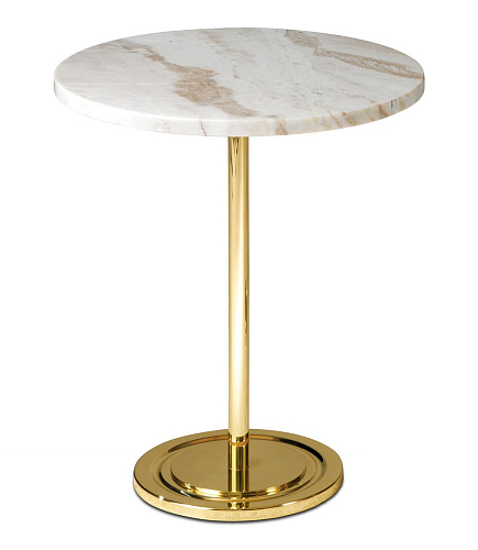 Hoge Marmeren Bijzettafel