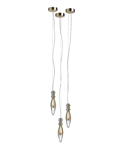 Murano Drops 3-Lichts Hanglamp