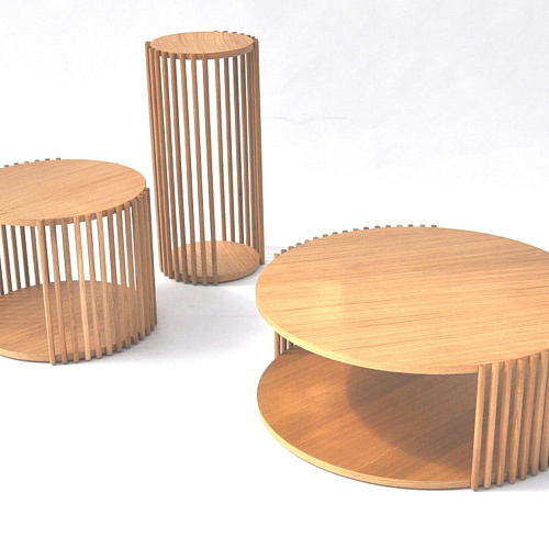 Elegante lage durmast salontafel
