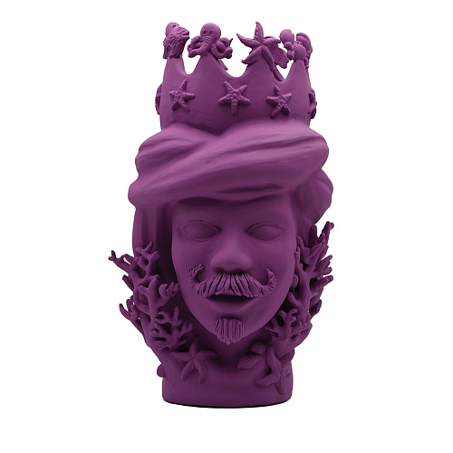 Moor's Head paarse sculptuur