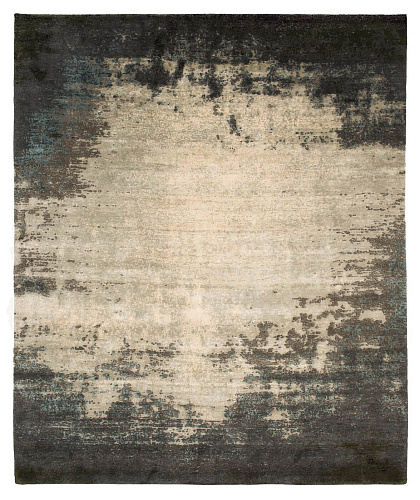 Artwork 25 blauw grijs vloerkleed