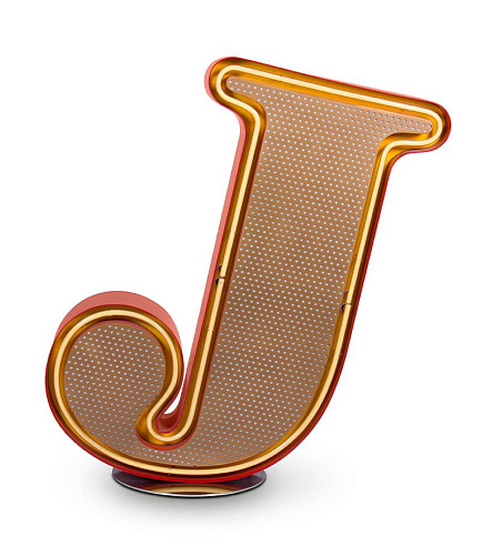 Joyful Letter J lamp