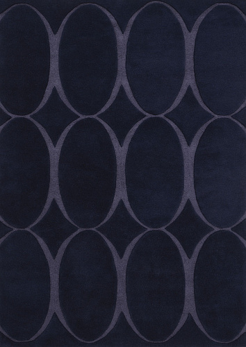 Renaissance blauw vloerkleed
