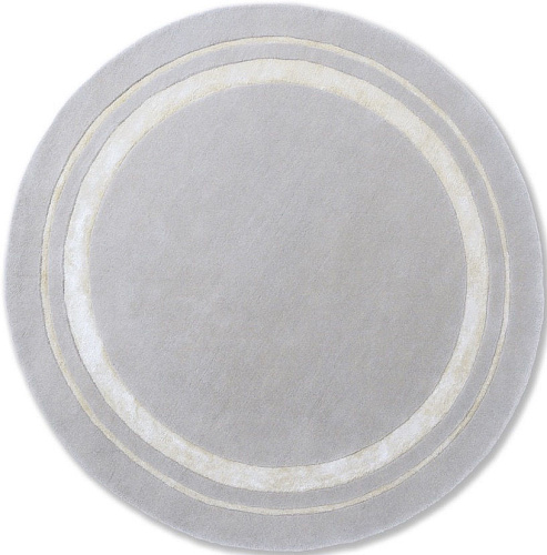 Redbrook-zilver rond vloerkleed