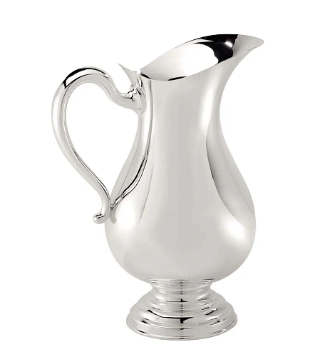 Verzilverde kan met voet