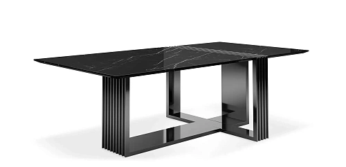 Whirlwind zwarte eettafel