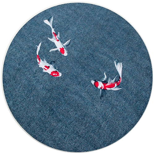 Japanese Pond rond vloerkleed