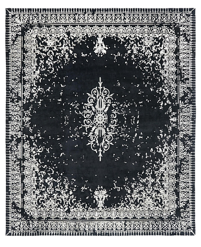 Ferrara special rocked zwart en wit tapijt