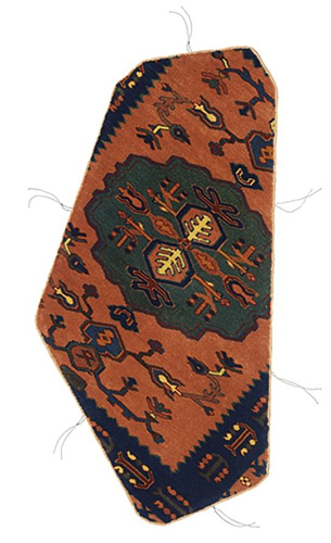Geo art nepal designer handgeweven vloerkleed