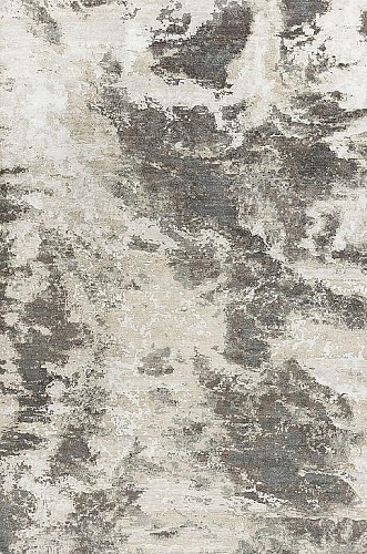 Handgeknoopt abstract vloerkleed