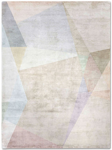 Crystal luxe handgeknoopt tapijt