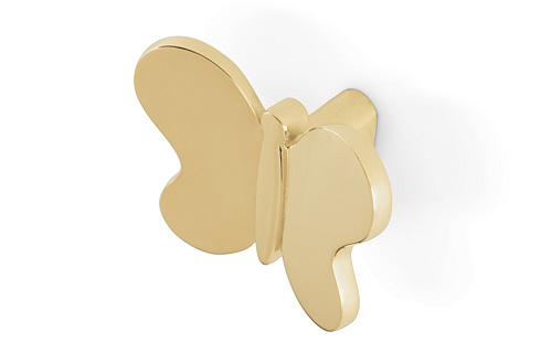 Shiny Gold Butterfly handgreep