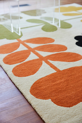 Cut stem multi vloerkleed