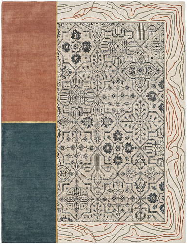 Heritage Panel handgemaakt vloerkleed