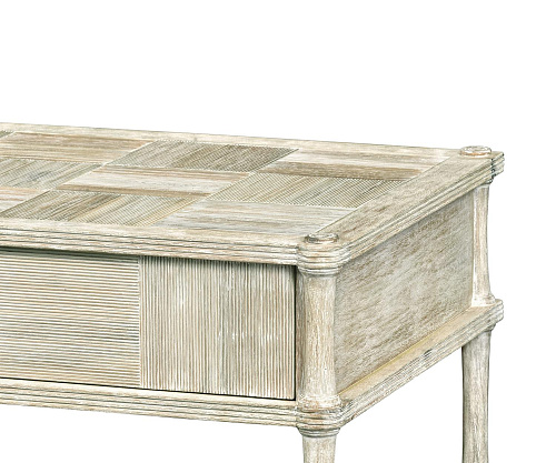 Bywater Washed Acacia bijzettafel met lade