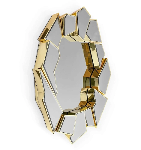 Shatter ronde spiegel