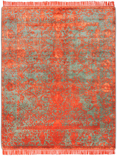 Rusty Red luxe vloerkleed