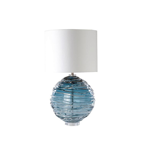 Nerys Steel Blue tafellamp