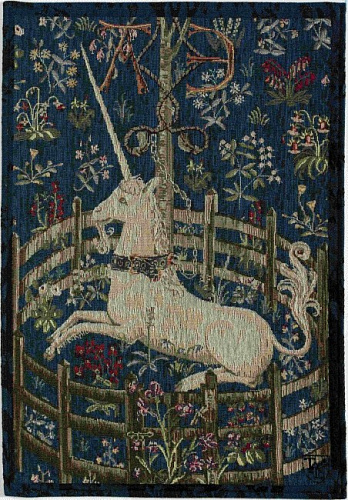 Captive Unicorn wandtapijt