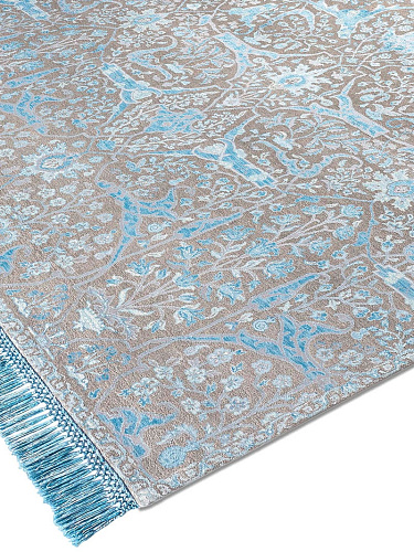 Teheran Blue luxe vloerkleed