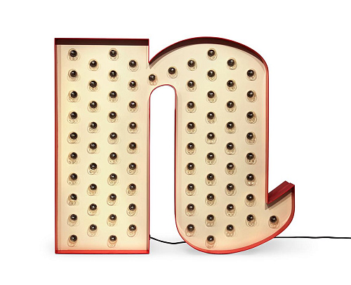 Noble Letter N lamp