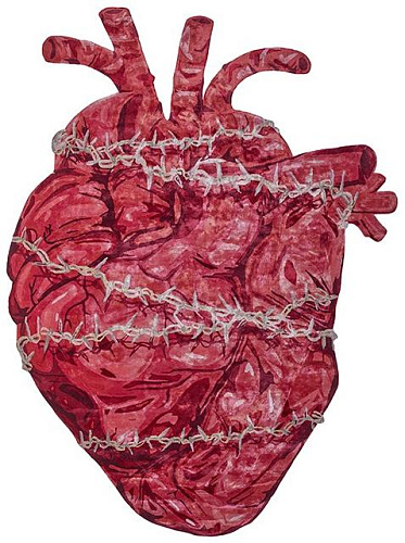 Heart designer gelimiteerde editie vloerkleed