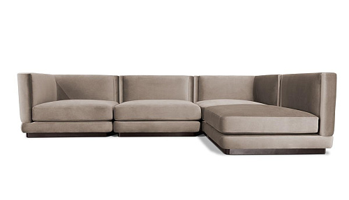 Eigentijdse modulaire bank